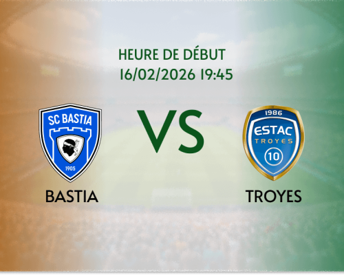 Pronostic Bastia - Troyes: le leader pour enfoncer le dernier