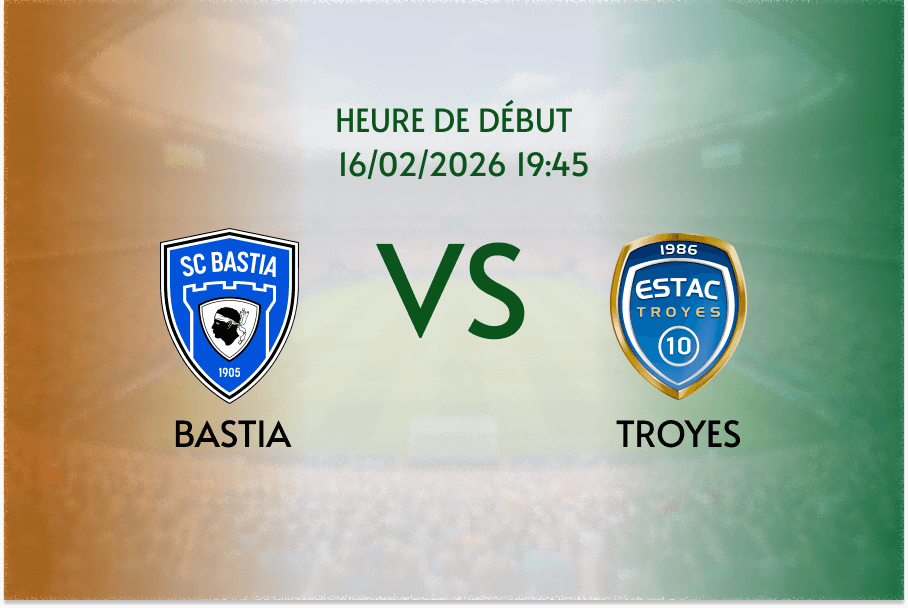 Pronostic Bastia - Troyes: le leader pour enfoncer le dernier
