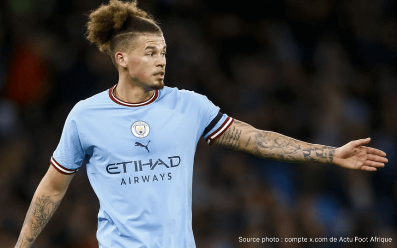 Kalvin Phillips milieu Angleterre 29 ans Manchester City Etihad Stadium Pep Guardiola banc Leeds United