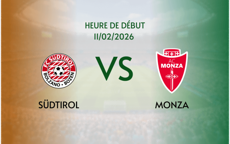 Pronostic Südtirol - Monza: les Brianzoli peuvent-ils enchaîner à Bolzano?