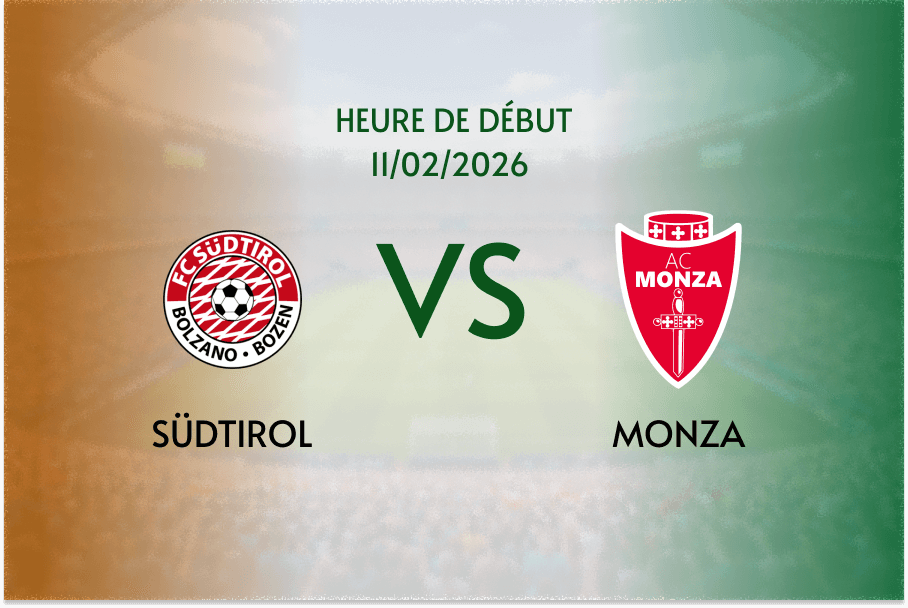 Pronostic Südtirol - Monza: les Brianzoli peuvent-ils enchaîner à Bolzano?