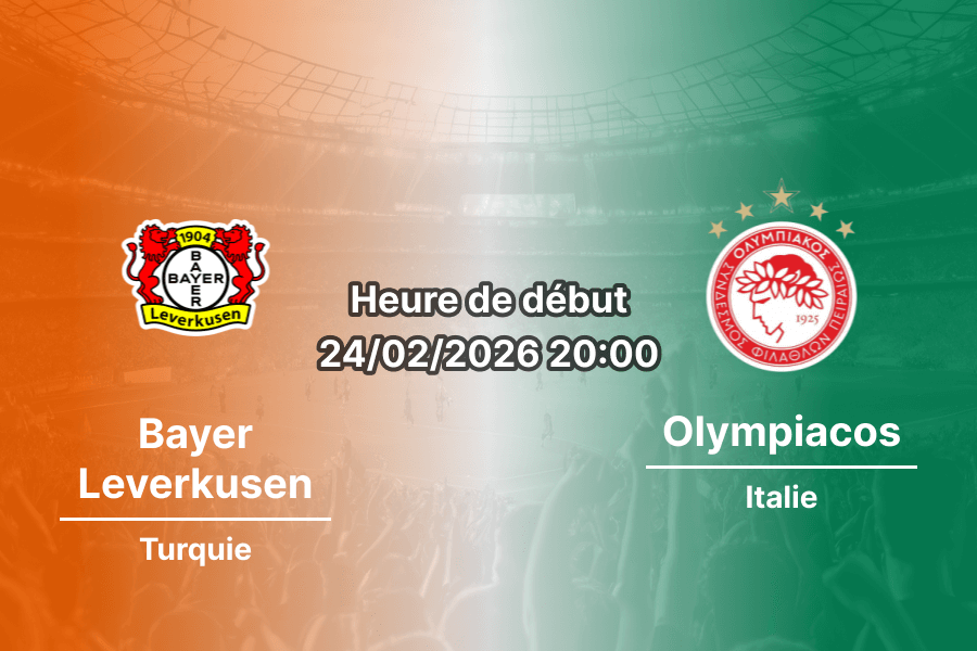 Pronostic Bayer Leverkusen – Olympiacos | UEFA Champions League, Barrage retour (24/02/2026) : Schick et la BayArena pour sceller la qualification