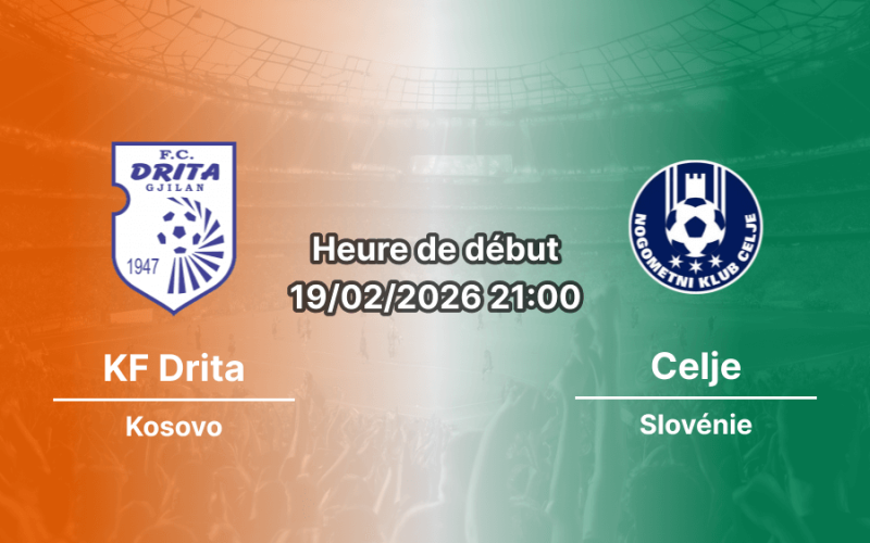 Pronostic KF Drita - NK Celje: duel équilibré en Conference League