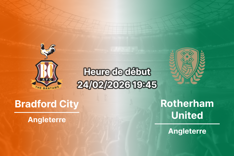 Pronostic Bradford City – Rotherham United