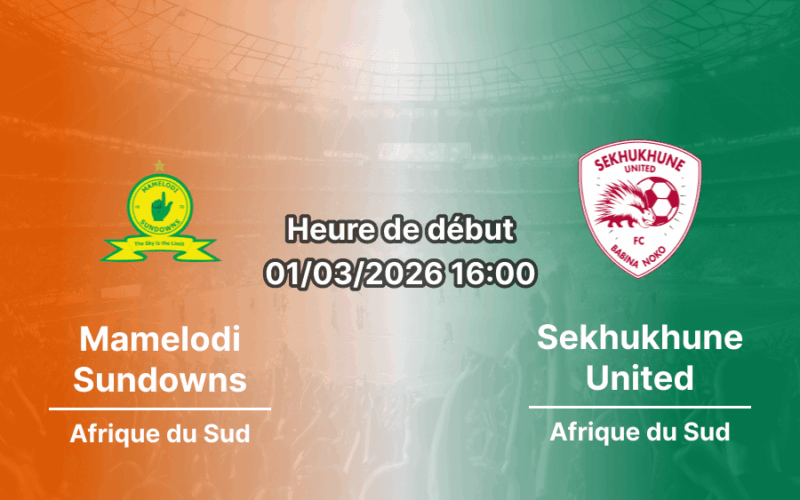 Pronostic Mamelodi Sundowns – Sekhukhune United