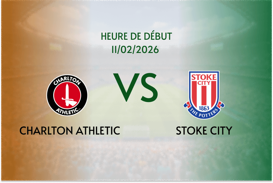 Pronostic Charlton Athletic - Stoke City: les Potters peuvent-ils enchaîner à Valley?