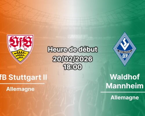 Pronostic VfB Stuttgart II - Waldhof Mannheim: duel du Bade-Wurtemberg en 3. Liga