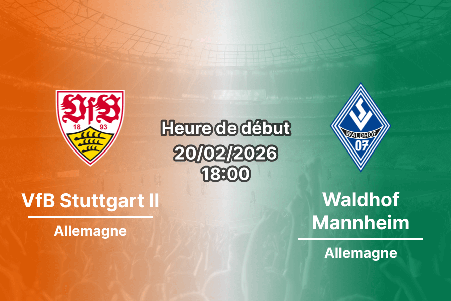 Pronostic VfB Stuttgart II - Waldhof Mannheim: duel du Bade-Wurtemberg en 3. Liga