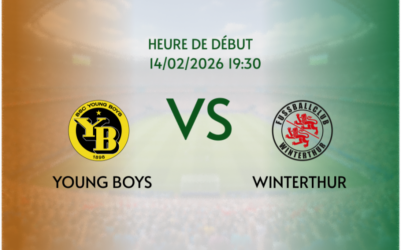Pronostic Young Boys - Winterthur: les champions bernois pour se relancer