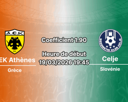 Pronostic AEK Athènes – NK Celje