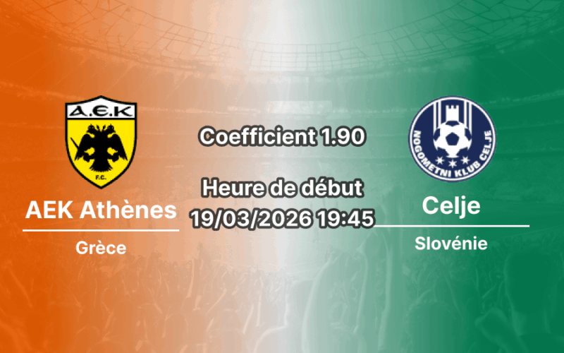 Pronostic AEK Athènes – NK Celje