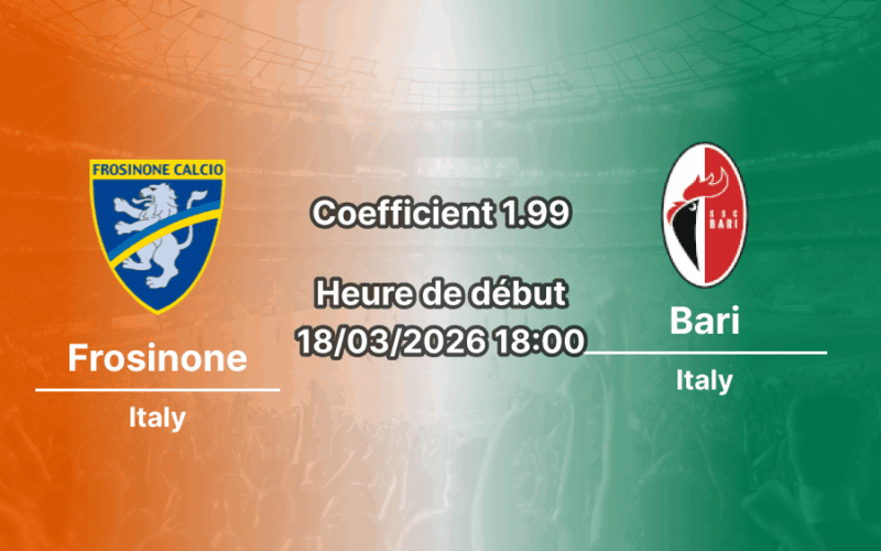 Pronostic Frosinone – Bari