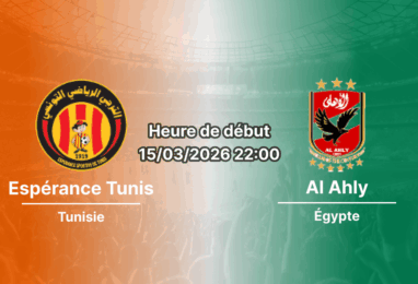 Pronostic Espérance Tunis – Al Ahly