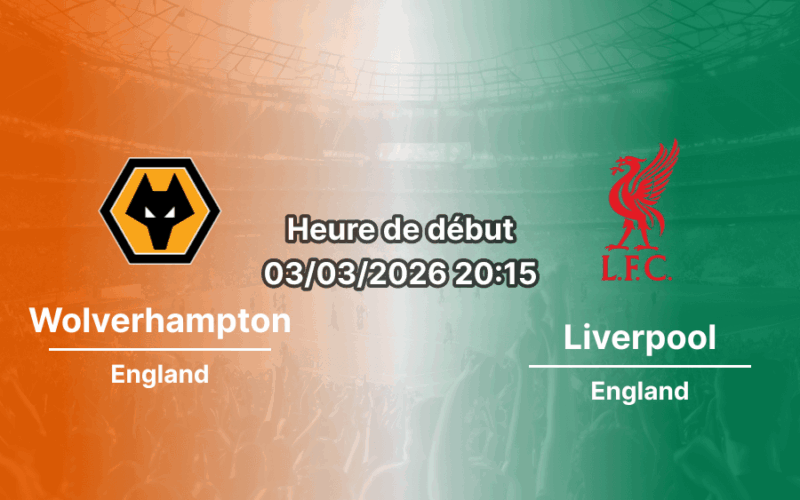 Pronostic Wolverhampton – Liverpool