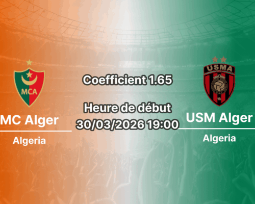 Pronostic MC Alger – USM Alger