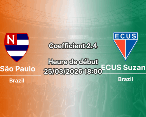 Pronostic Nacional São Paulo – ECUS Suzano