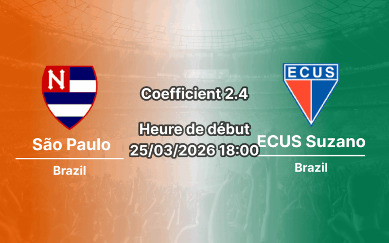 Pronostic Nacional São Paulo – ECUS Suzano