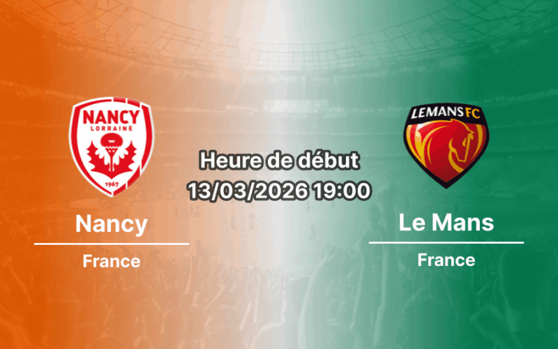 Pronostic Nancy – Le Mans