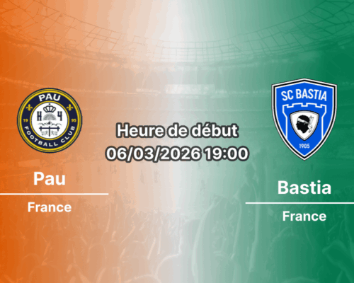 Pronostic Pau – Bastia