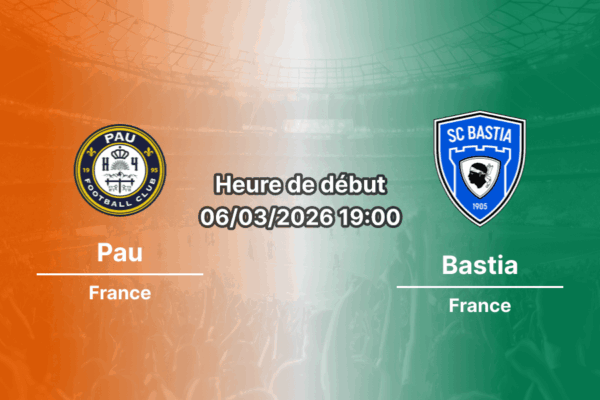 Pronostic Pau – Bastia