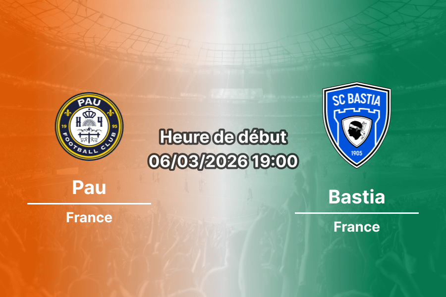 Pronostic Pau – Bastia