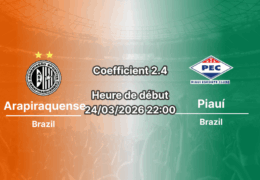 Pronostic ASA Arapiraquense – Piauí