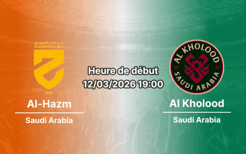 Pronostic Al-Hazm – Al Kholood