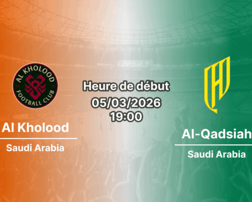 Pronostic Al Kholood – Al-Qadsiah