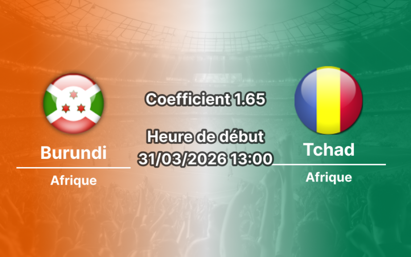 Pronostic Burundi – Tchad