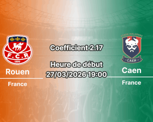 Pronostic Rouen – Caen