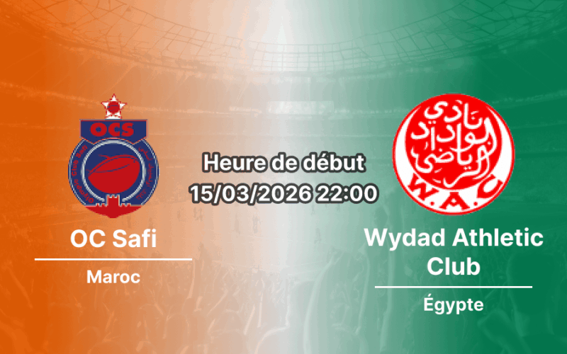 Pronostic OC Safi – Wydad AC