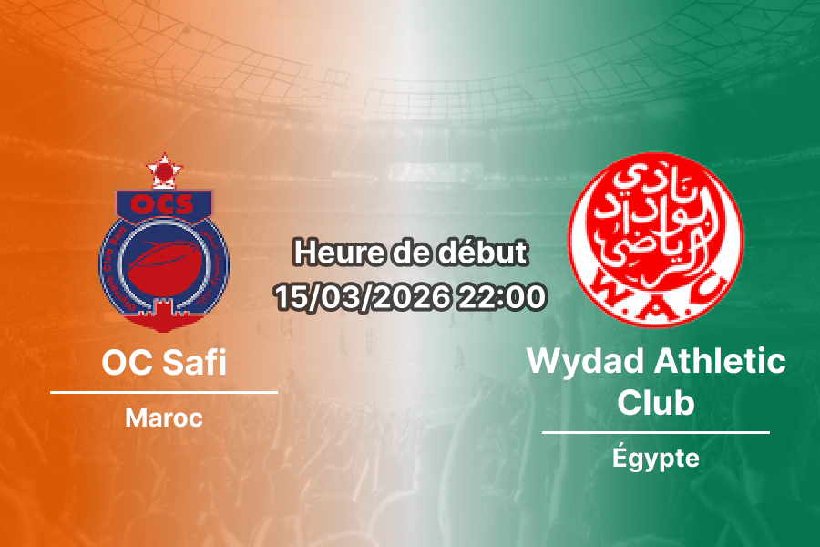 Pronostic OC Safi – Wydad AC
