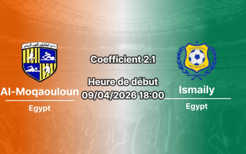 Pronostic Al-Moqaouloun – Ismaily