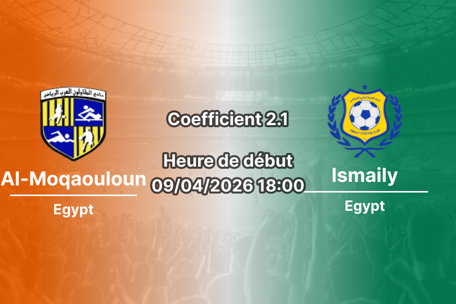 Pronostic Al-Moqaouloun – Ismaily