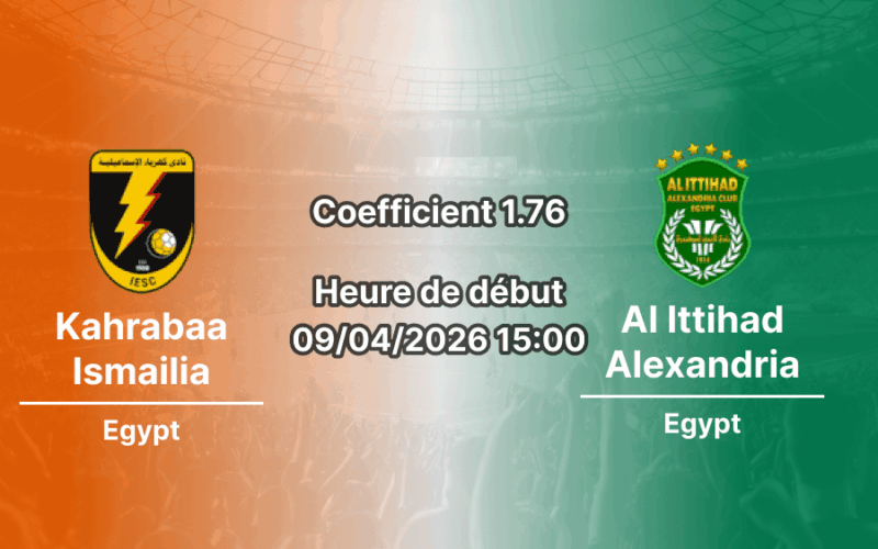 Pronostic Kahrabaa Ismailia – Al Ittihad Alexandria