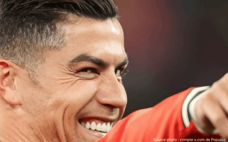 Cristiano Ronaldo en action sous le maillot d'Al-Nassr lors d'un match de Saudi Pro League 2026