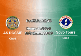 Pronostic AS DGSSIE – Sovo Tours