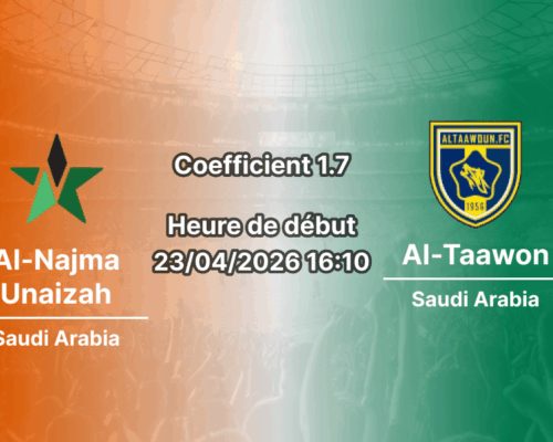 Pronostic Al-Najma Unaizah – Al-Taawon