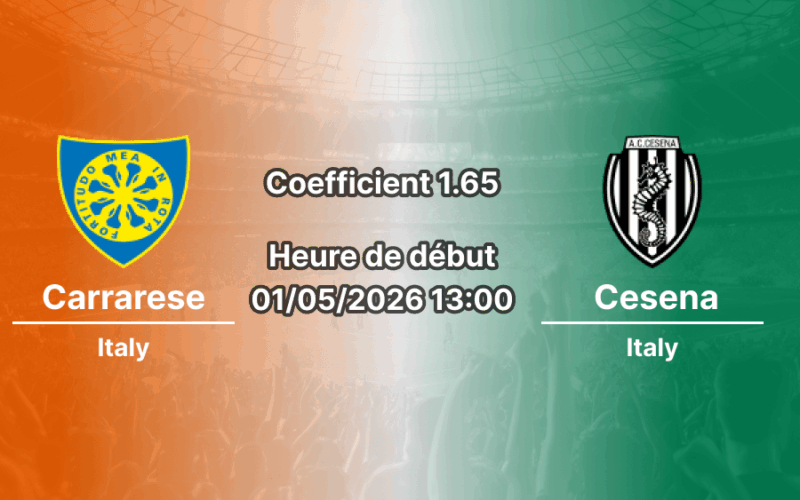 Pronostic Carrarese – Cesena