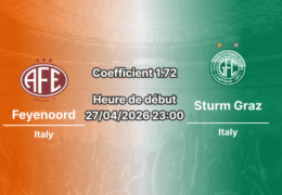 Pronostic Feyenoord – Sturm Graz