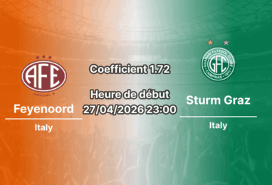 Pronostic Feyenoord – Sturm Graz