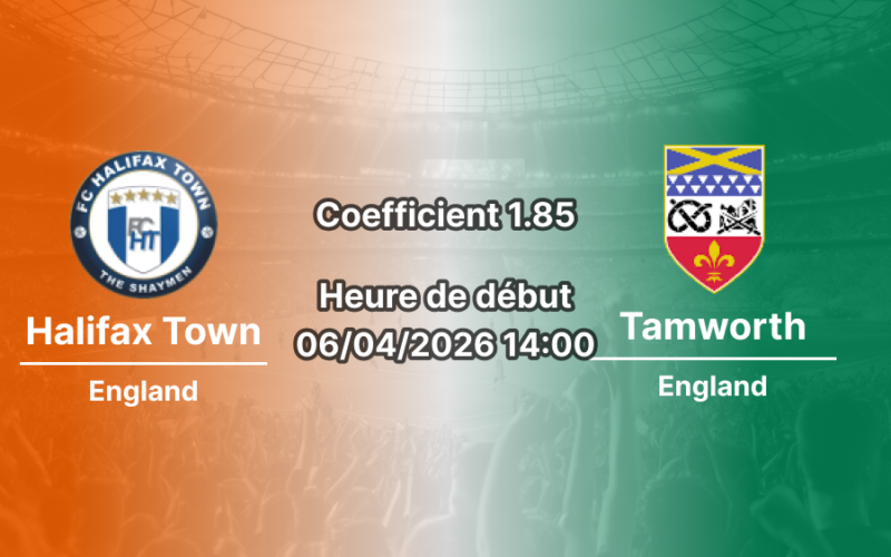 Pronostic Halifax Town – Tamworth