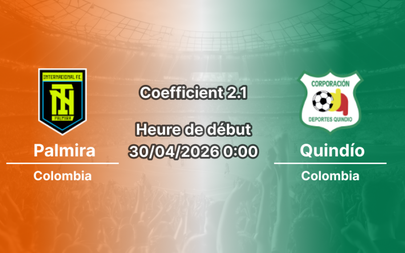 Pronostic Internacional Palmira – Deportes Quindío