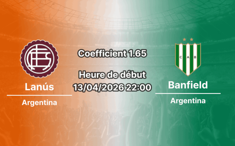Pronostic Lanús – Banfield