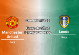 Pronostic Manchester United – Leeds