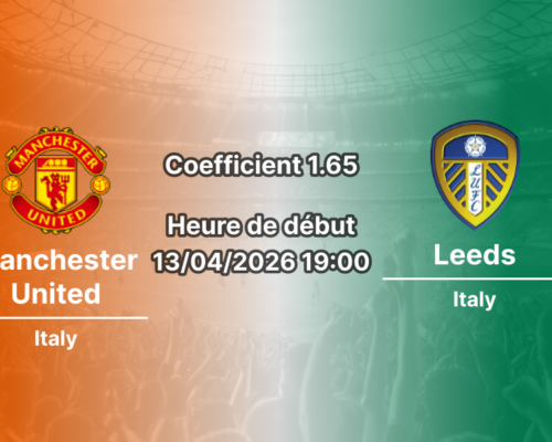 Pronostic Manchester United – Leeds