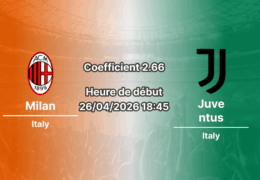 Pronostic Milan – Juventus
