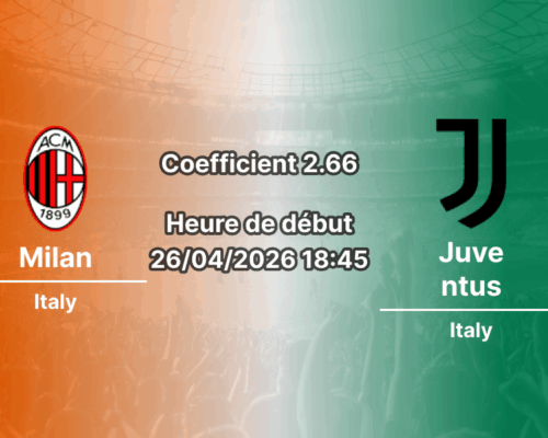 Pronostic Milan – Juventus