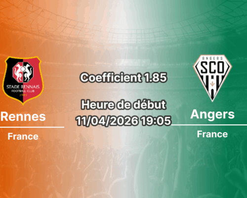 Pronostic Rennes – Angers