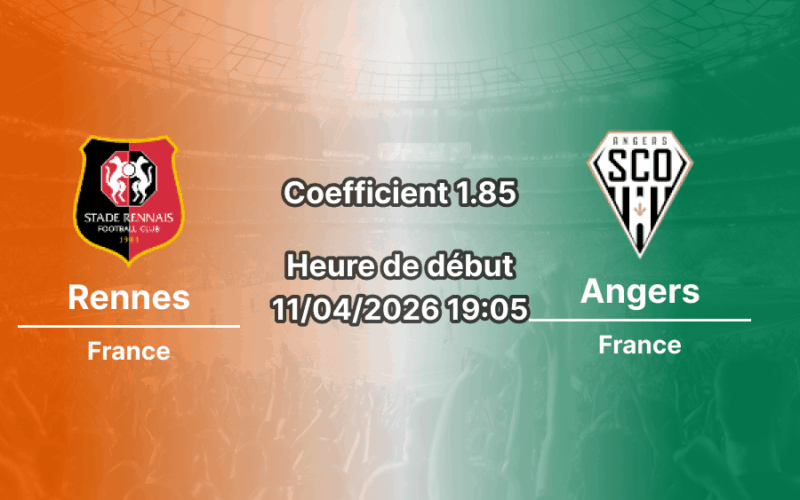 Pronostic Rennes – Angers